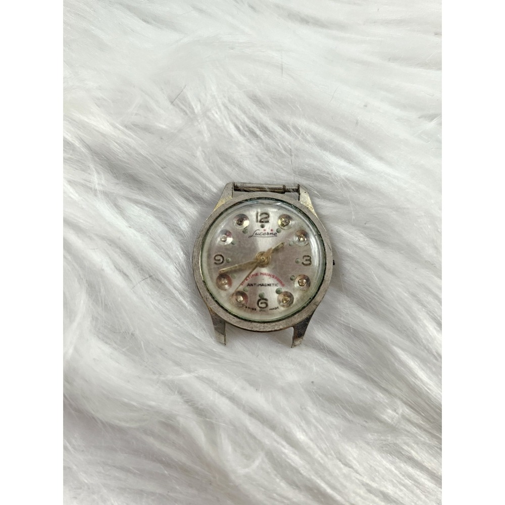 Lucerne Vintage Antimagnetic Unbreakable Mainspring Electra Model Swiss - Parts